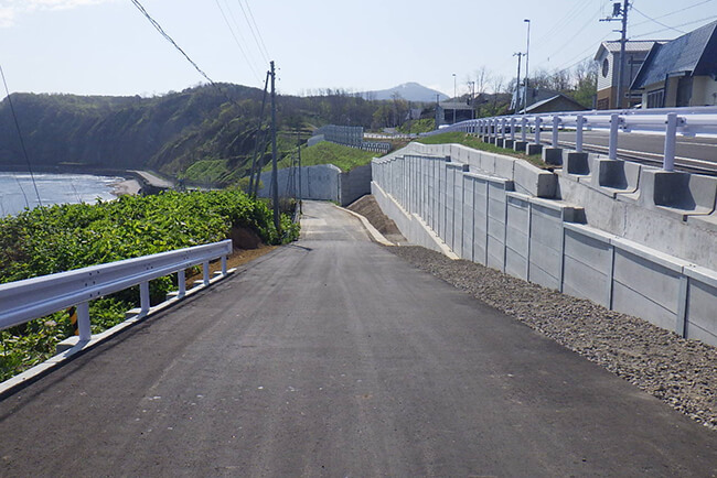 一般国道5号小樽市忍路新道改良工事